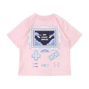 ACDC RAG - Game Over Pastel Pink Jersey Oversized Tee
